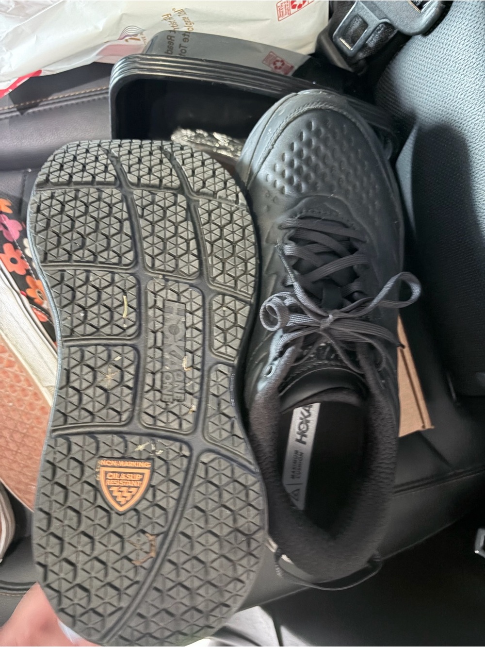Hoka Women's Black Athletic Running Shoes - Picture 2 of 6